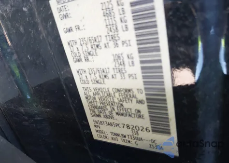 2023 Nissan Rogue S Intelligent Awd из США, поврежденный, VIN 5N1BT3AB5PC782026